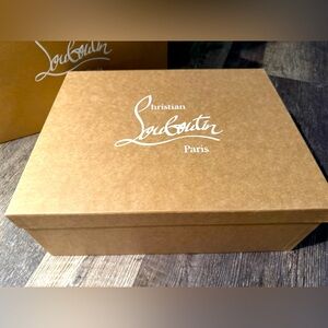 Cristian louboutin empty shoes box and gift bag